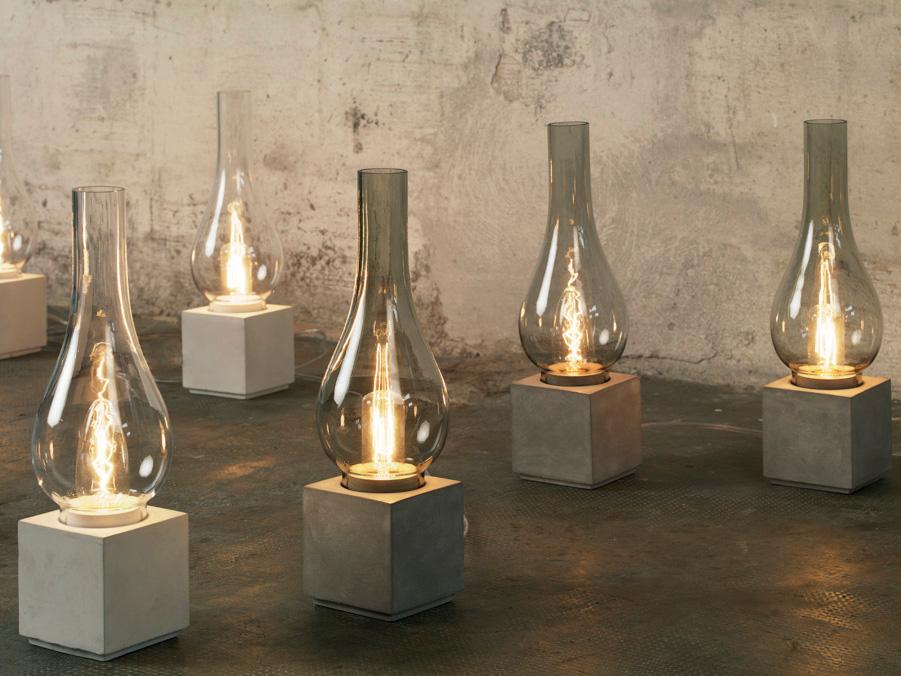 AMARCORD Cement table lamp / floor lamp