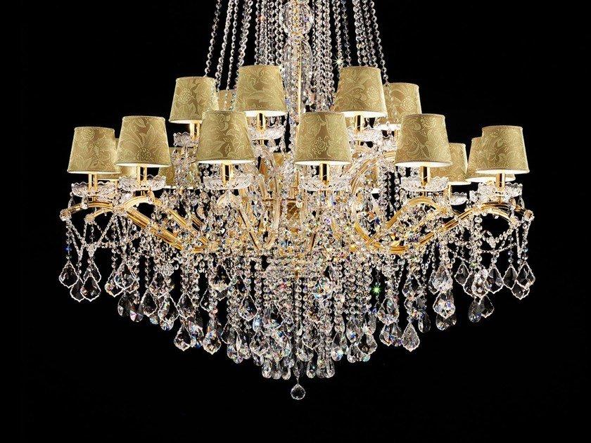 MARIA TERESA VE 987 Painted metal chandelier with crystals