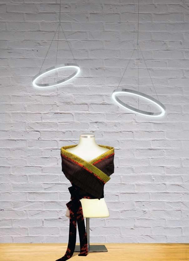 CIRCOLO TRIS LED aluminium pendant lamp