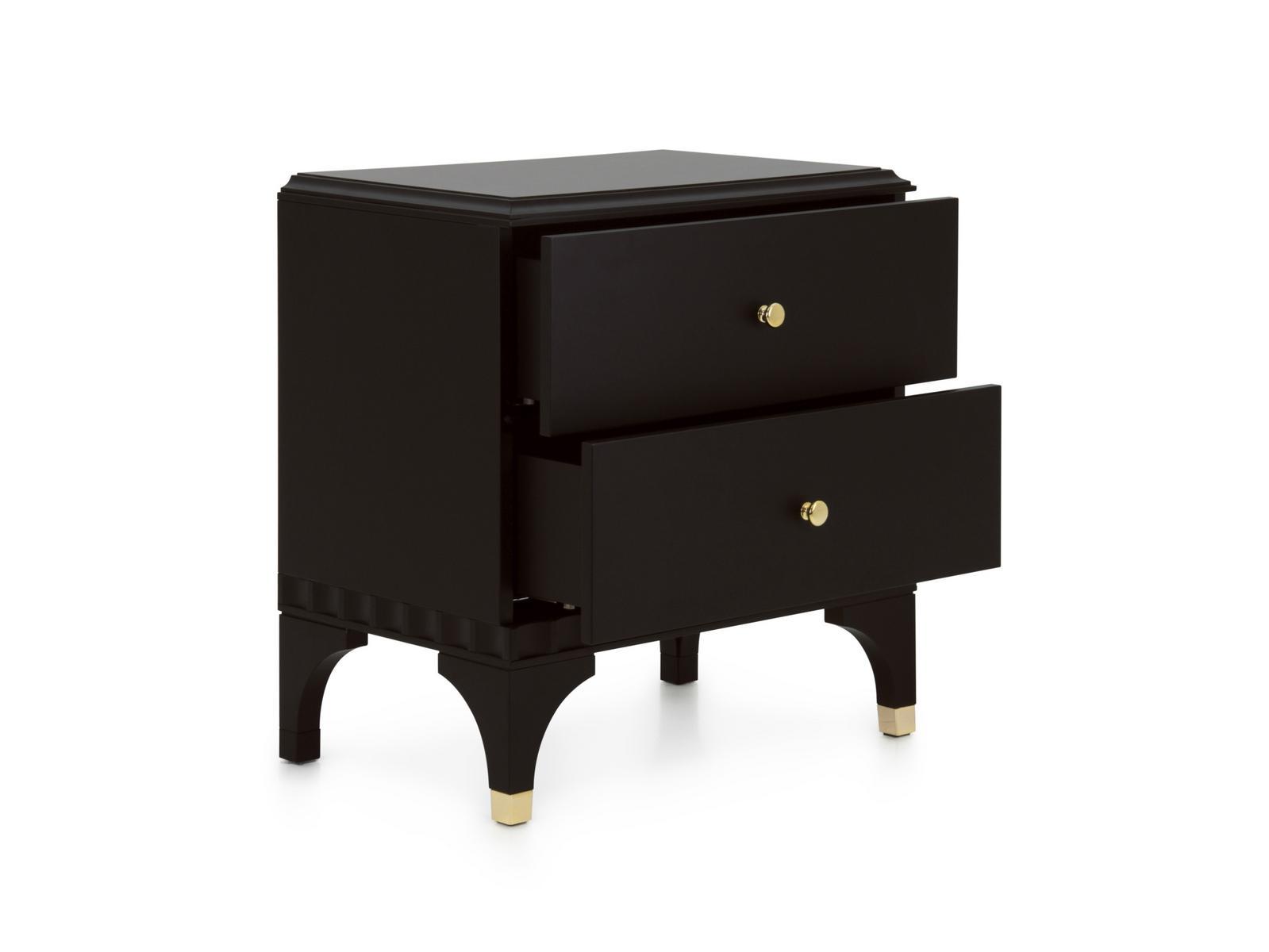ELLIPSE 0CD350 Wooden bedside table with drawers