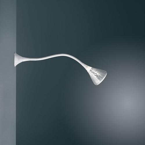 PIPE Fluorescent adjustable wall lamp
