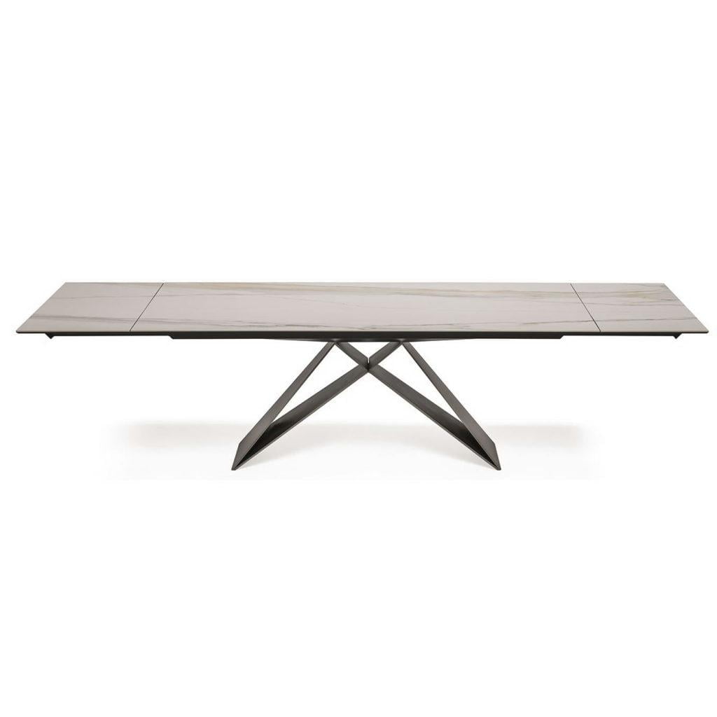 PREMIER KERAMIK DRIVE Rectangular metal table