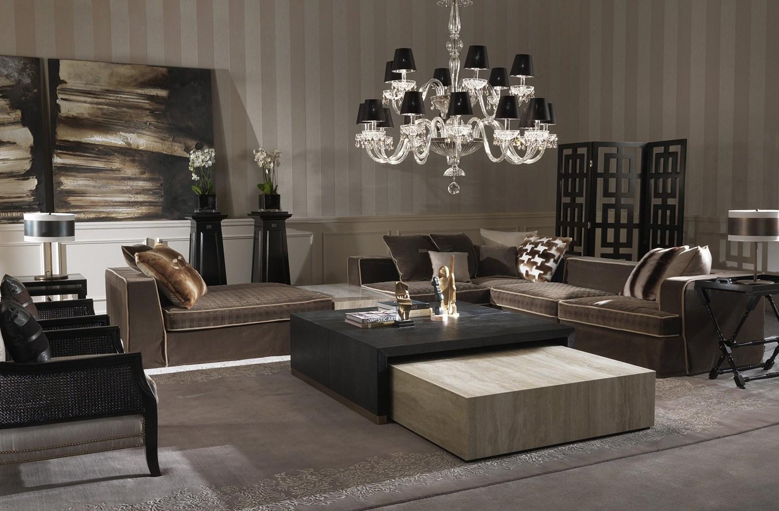 FLAIR Corner modular velvet sofa
