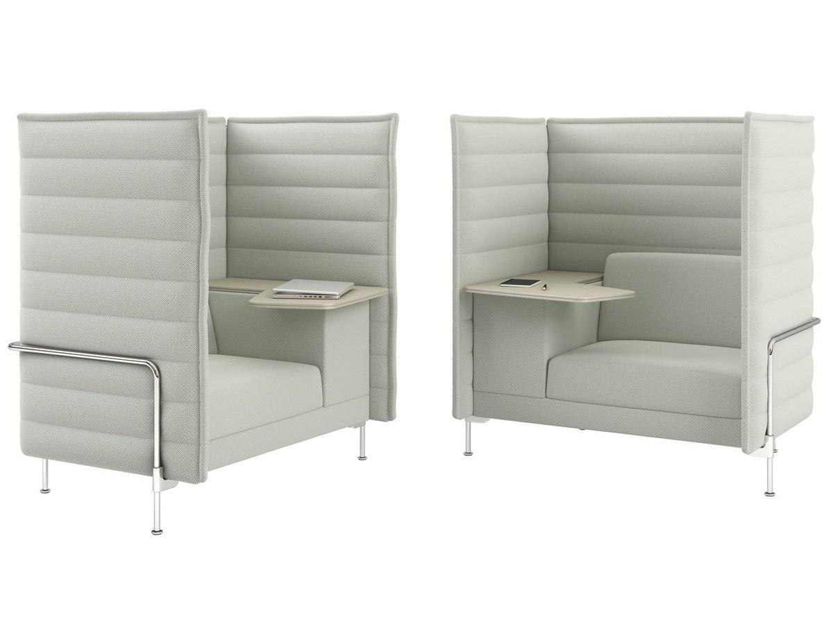 ALCOVE HIGHBACK WORK High-back fabric small sofa