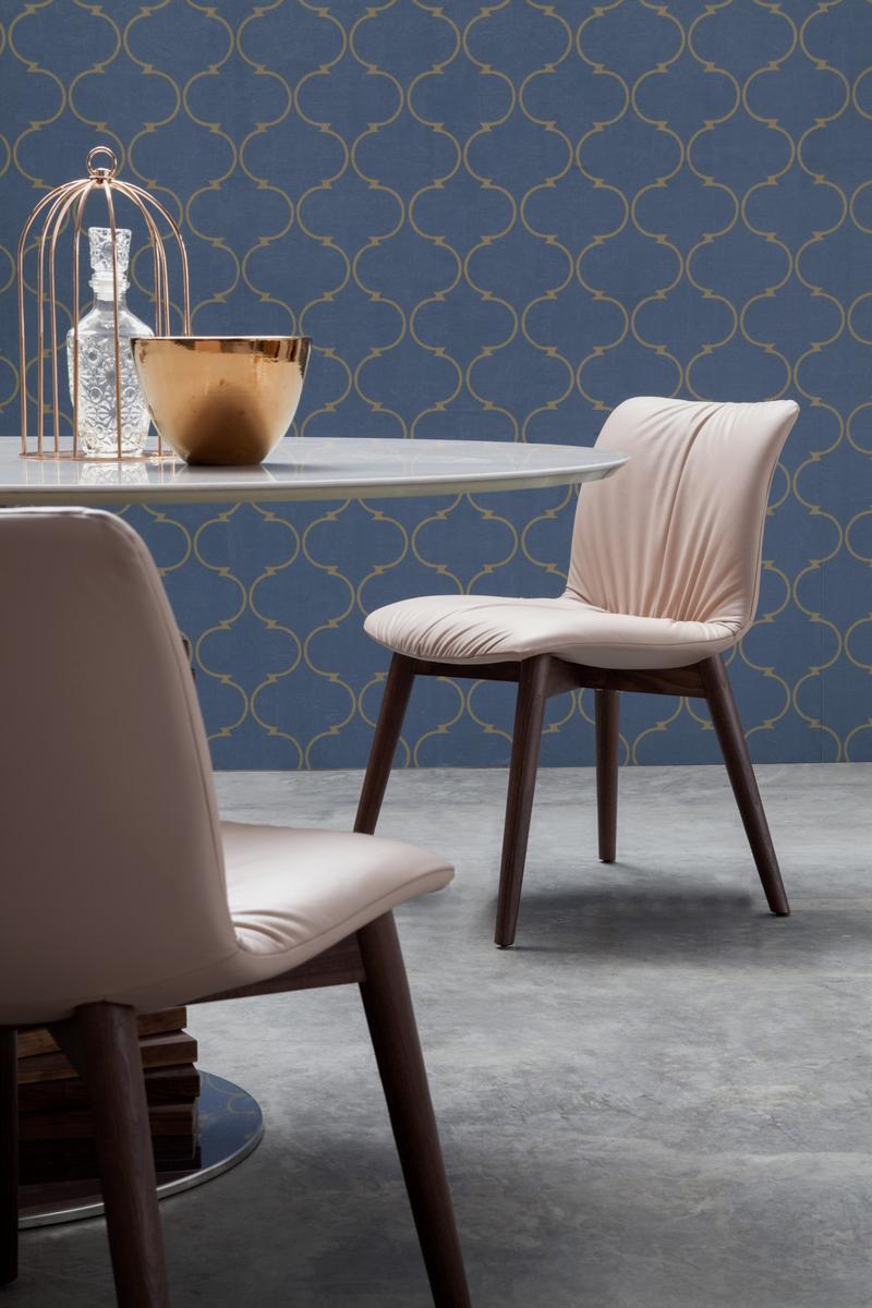 FELIX Upholstered leather chair