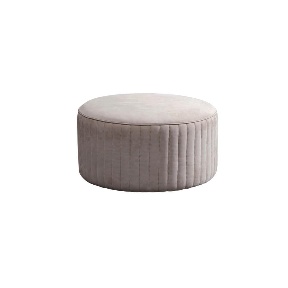 COBRA Round nabuk pouf