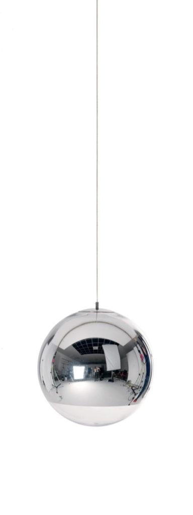 MIRROR BALL Glass pendant lamp in a contemporary style