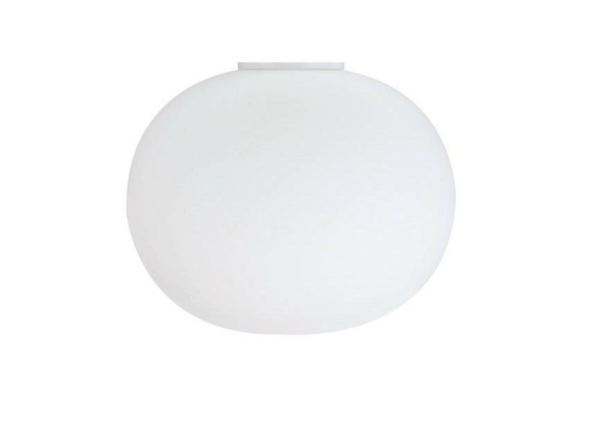 GLO-BALL C Opal glass ceiling lamp