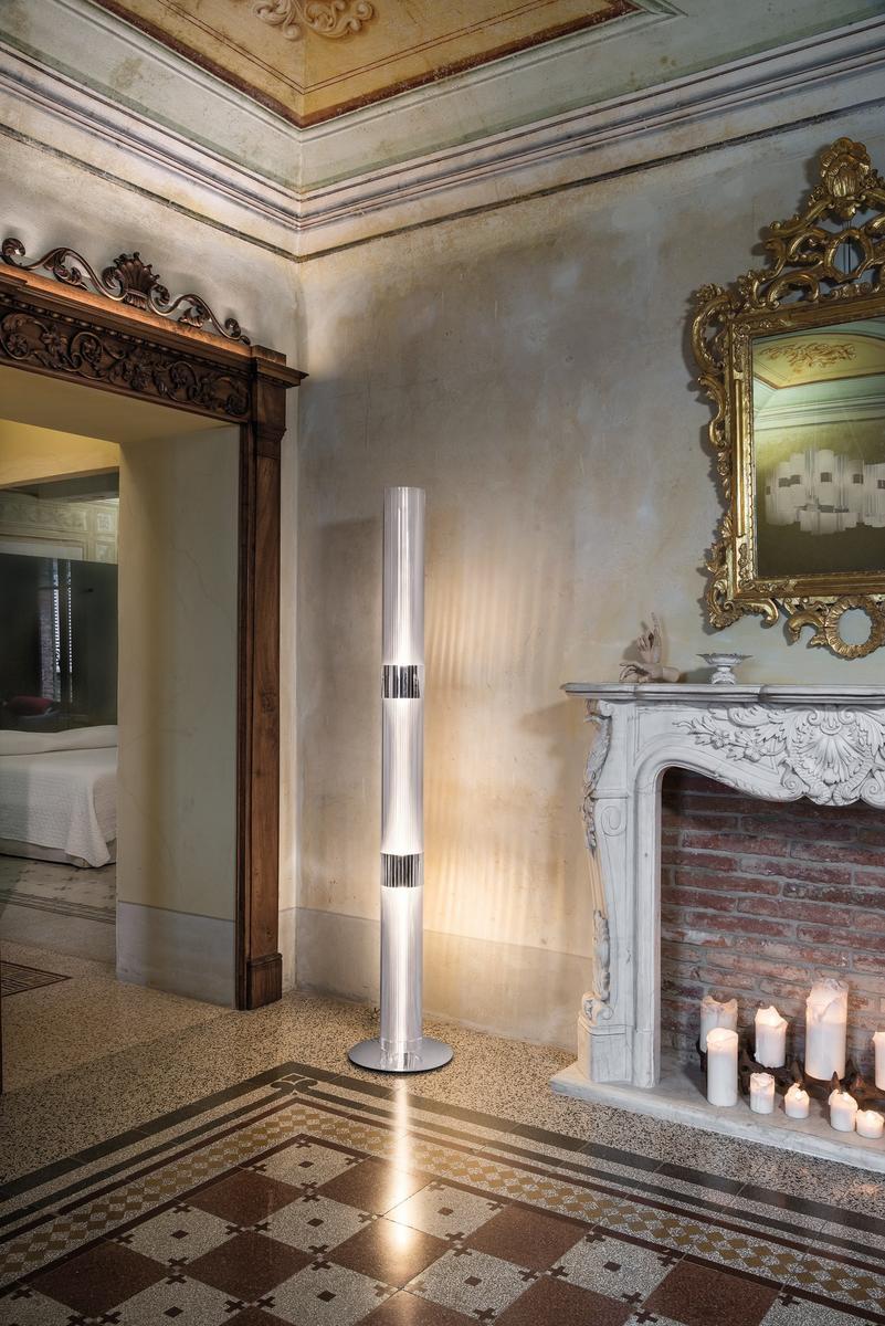LA LOLLO Floor lamp in Lentiflex® and Cristalflex®
