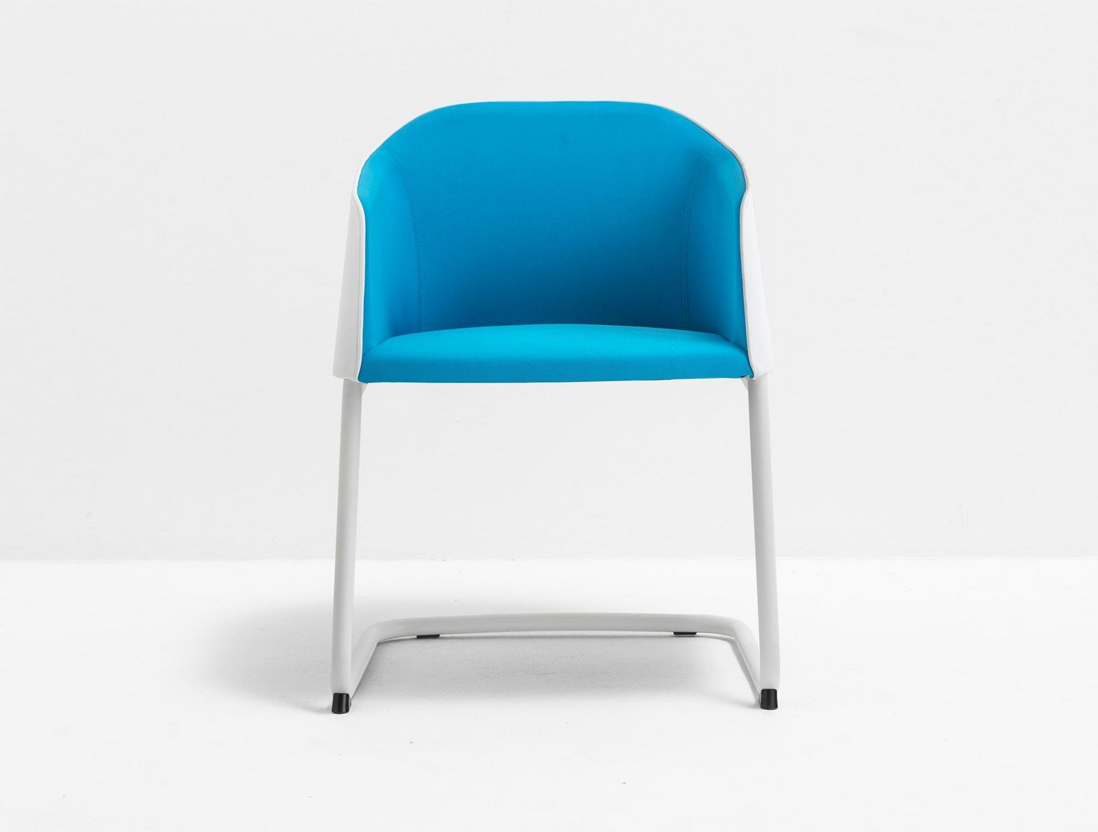 LAJA CANTILEVER 882 Cantilever upholstered chair with armrests