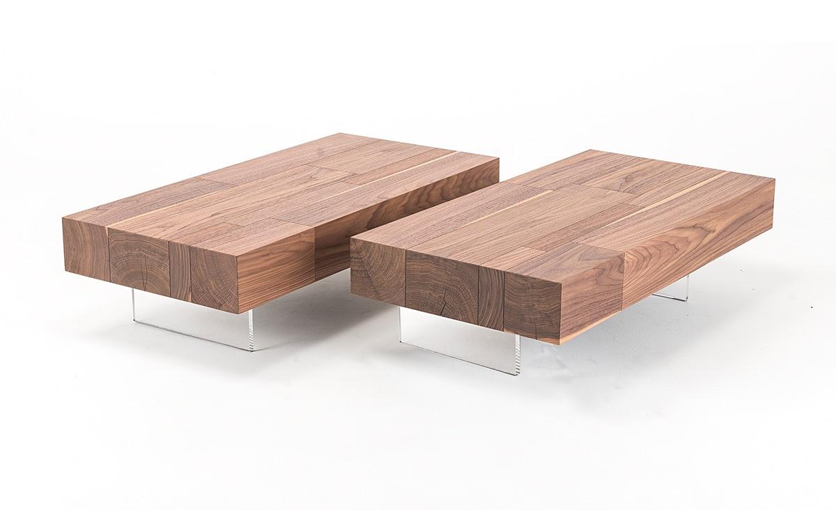 LINGOTTO Rectangular wood coffee table