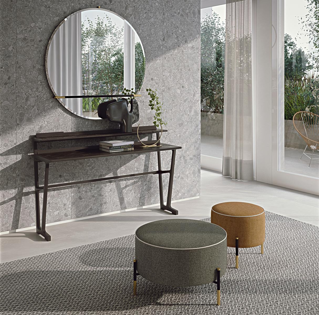 KEVIN Round wall-mounted mirror