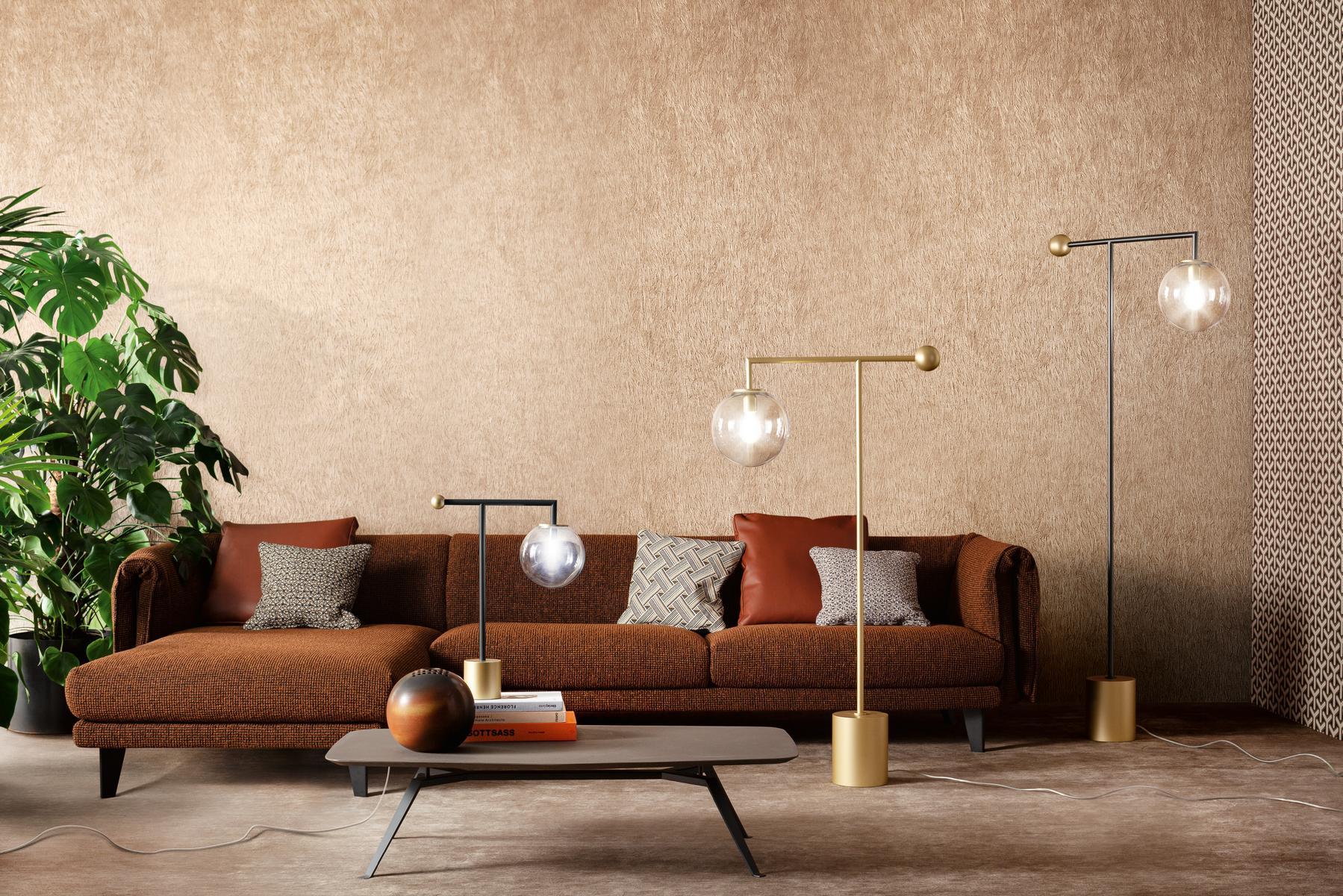 BARDOT LED painted metal table lamp