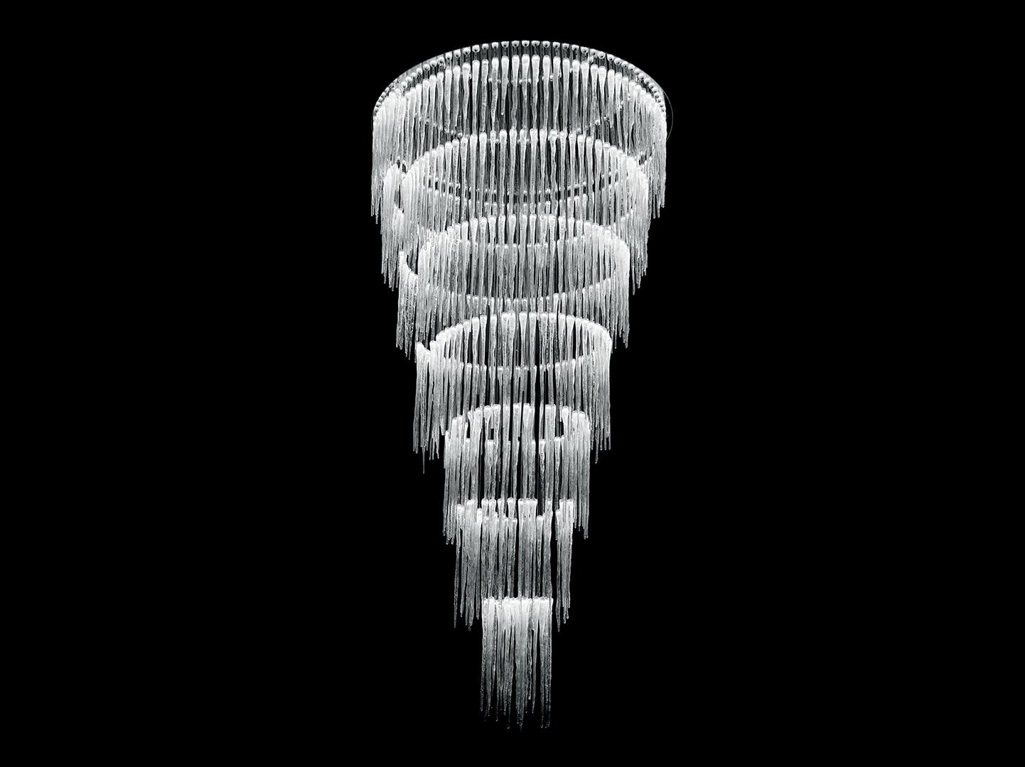 ICE LED Murano glass pendant lamp