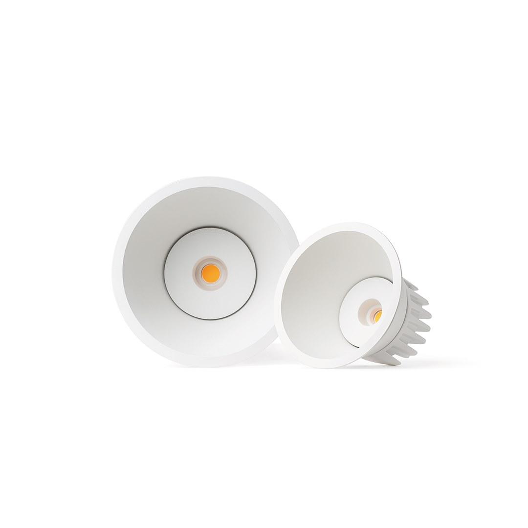 LEX ECO MINI LED round recessed aluminium spotlight