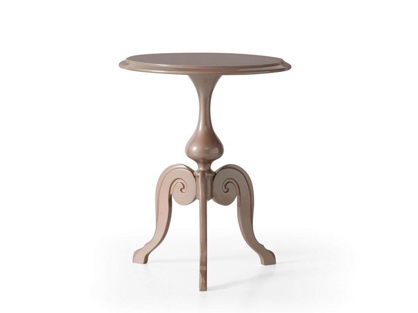 SOFIA Round wooden bedside table