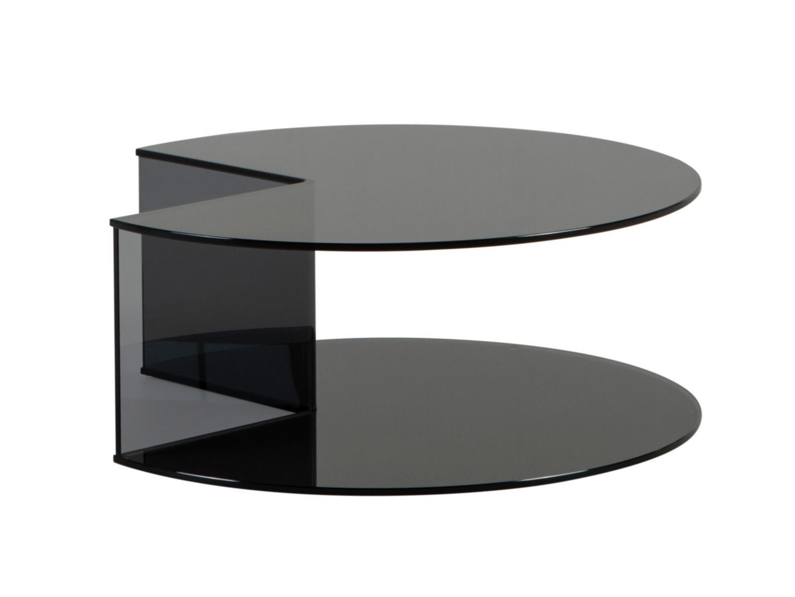 PACMAN Round crystal coffee table