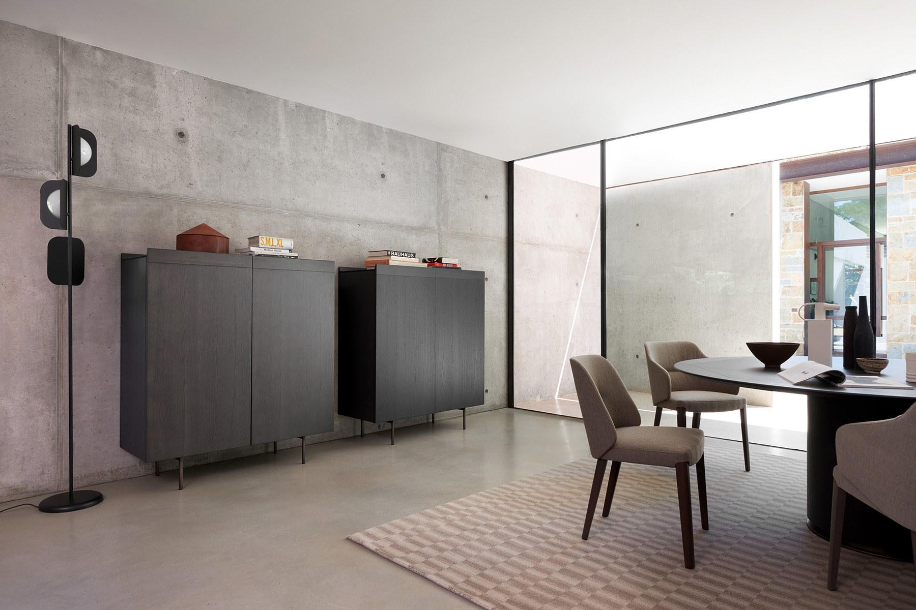 AVANT Ash highboard with doors
