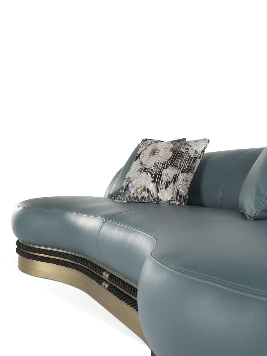 ALEXANDER 3 seater leather sofa
