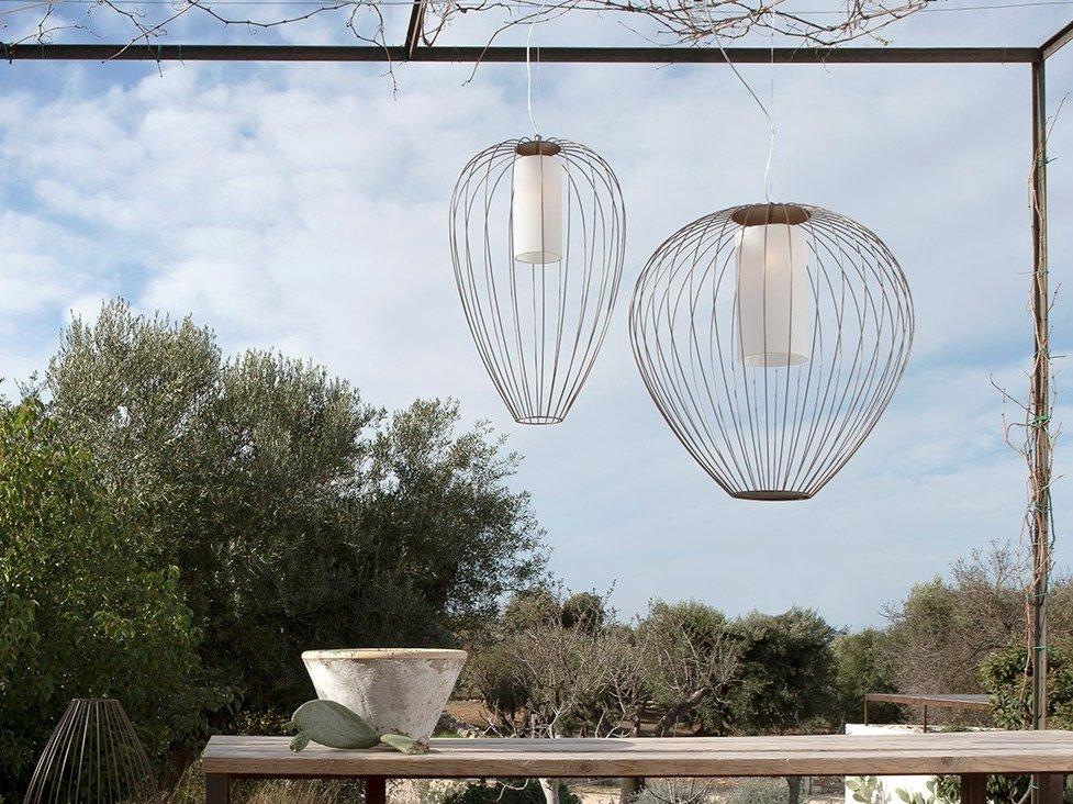 CELL Metal outdoor pendant lamp