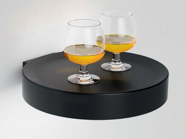 GASTON Polycarbonate wall lamp / wall shelf