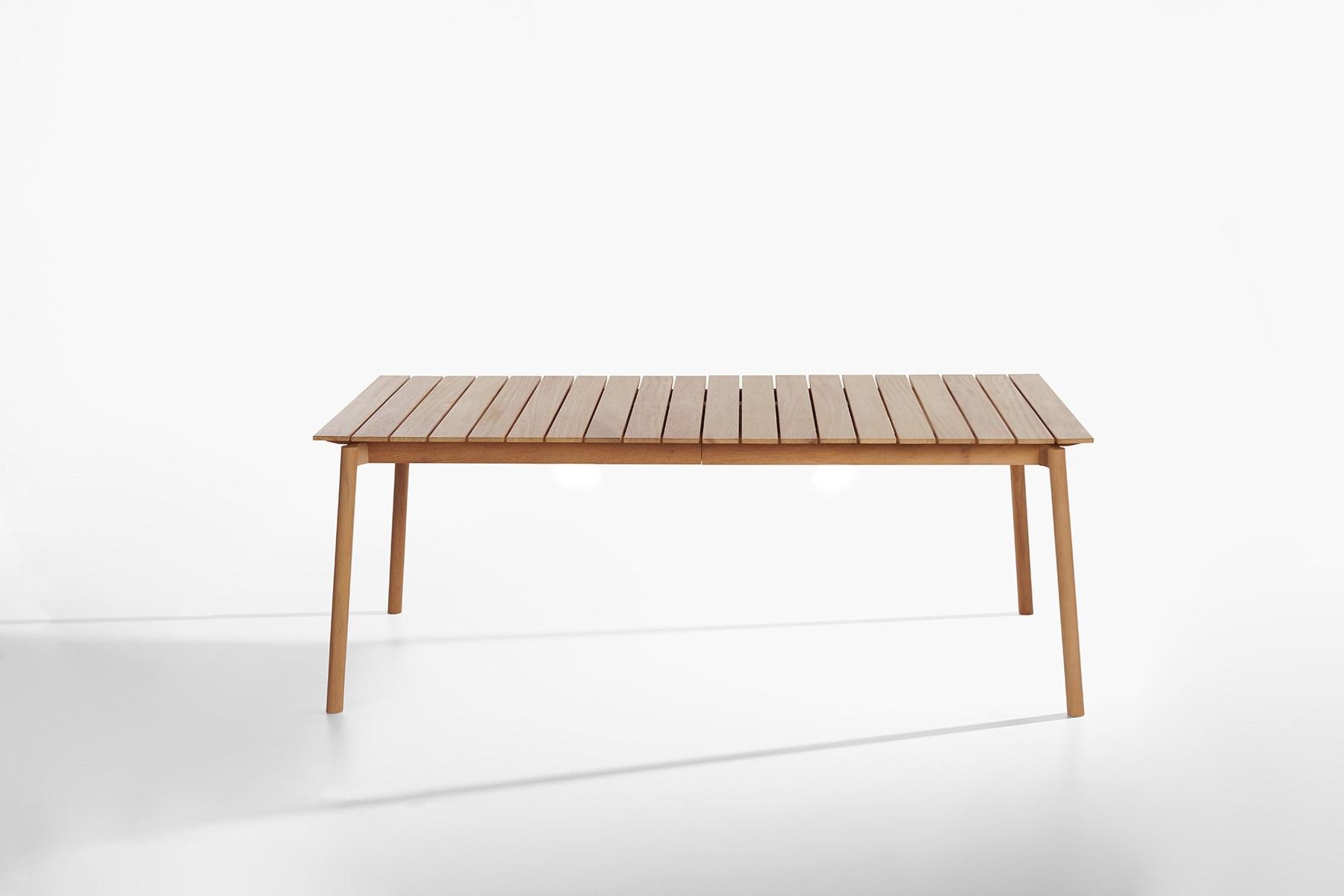 DOCK Rectangular iroko garden table