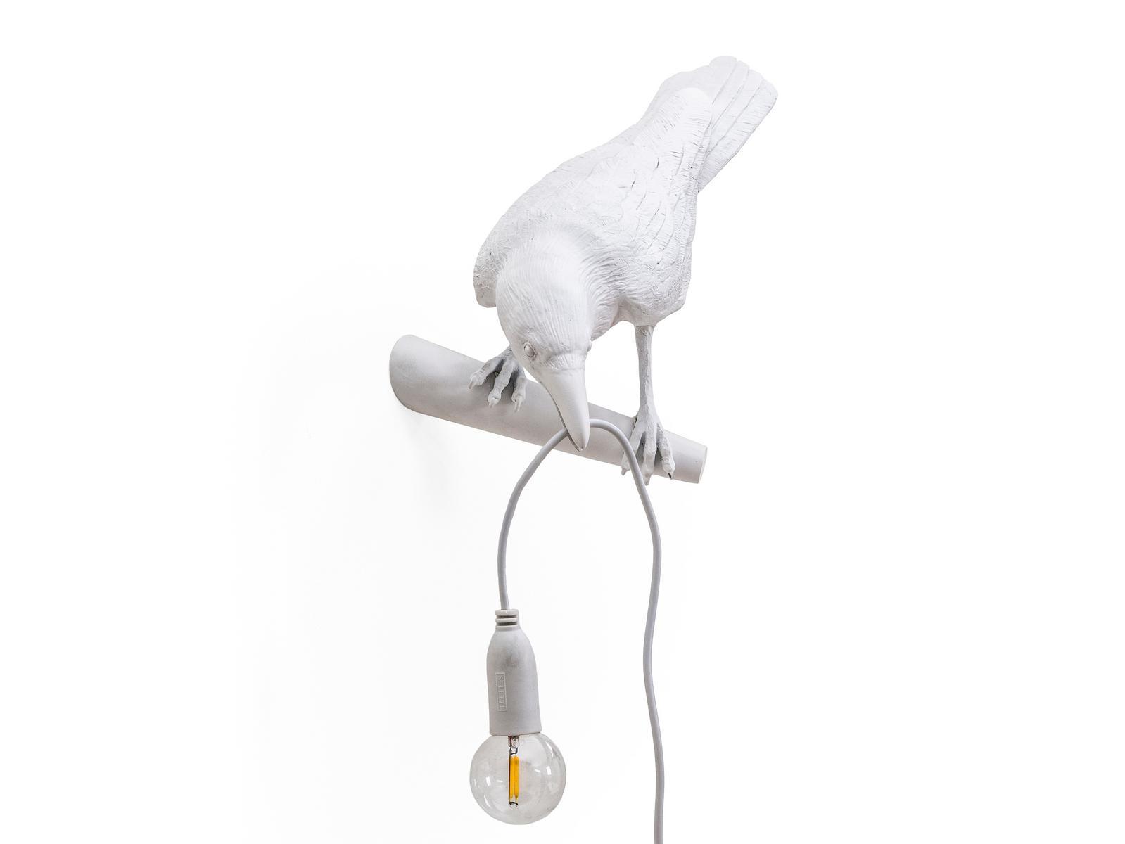 BIRD LAMP LOOKING LEFT/RIGHT LED resin wall lamp