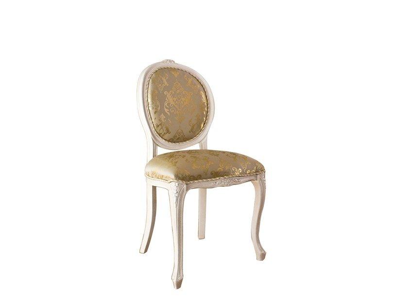 SOGNI D'AMORE Medallion fabric chair with integrated cushion
