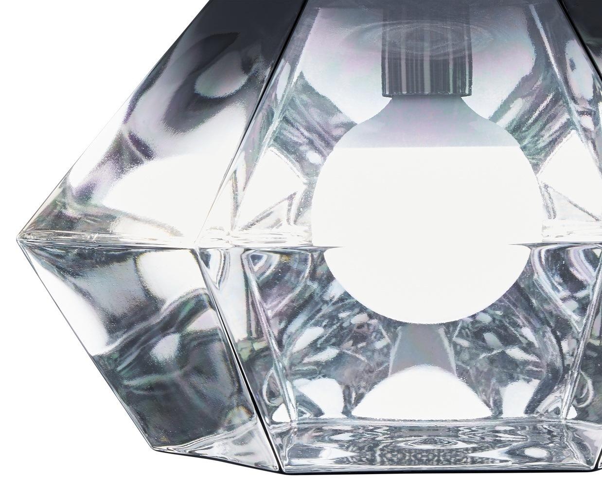 CUT Polycarbonate (pc) pendant lamp in a contemporary style