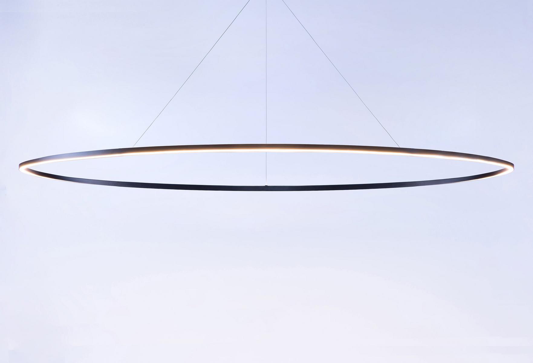 ELLISSE MEGA LED aluminium pendant lamp