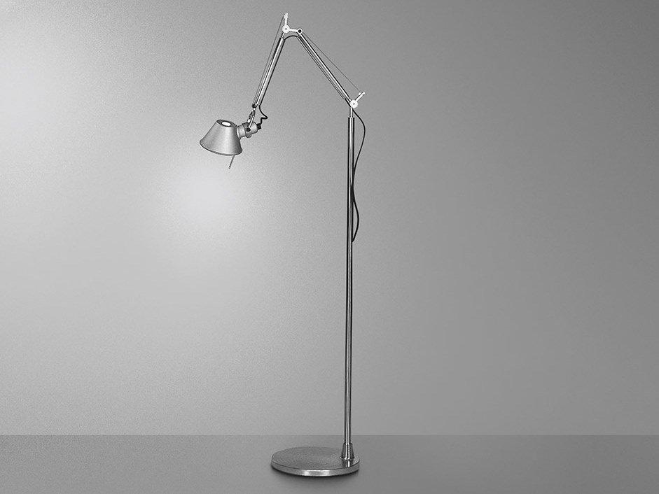 TOLOMEO MICRO FLOOR Adjustable aluminium floor lamp