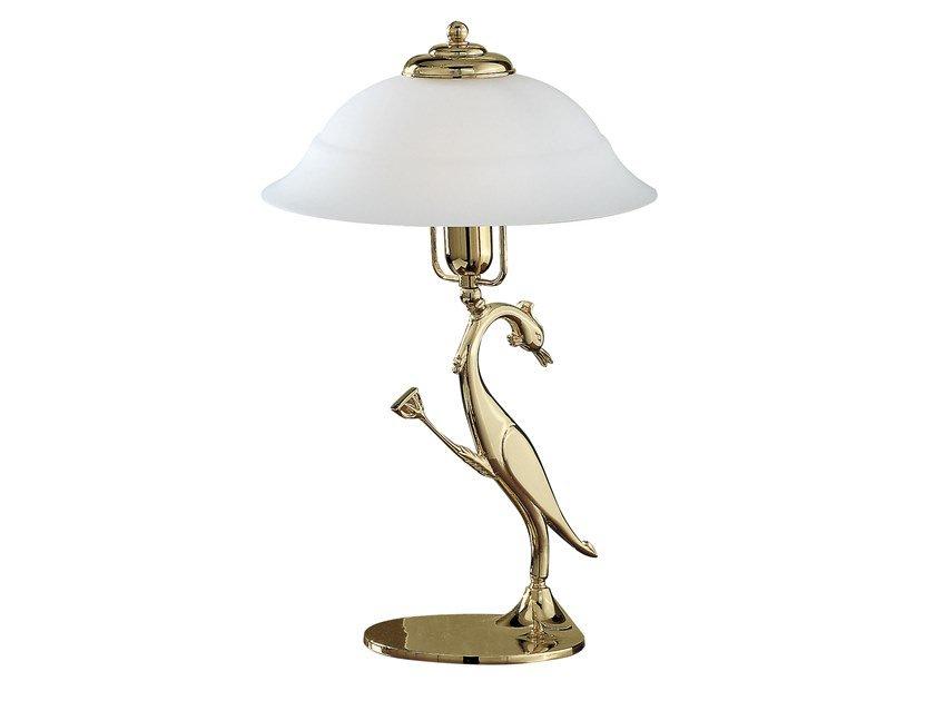 HERON 1753/LP Brass table lamp