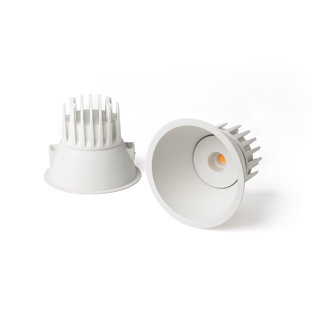 LEX ECO MINI LED round recessed aluminium spotlight