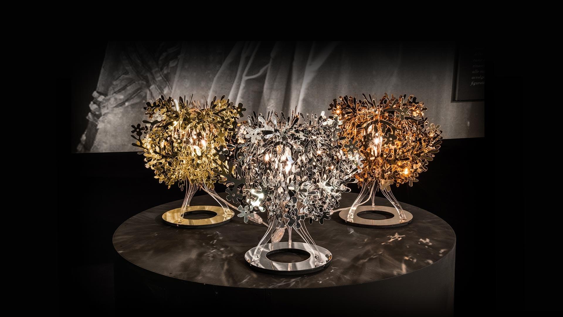 FIORELLINA COPPER LED Copperflex table lamp