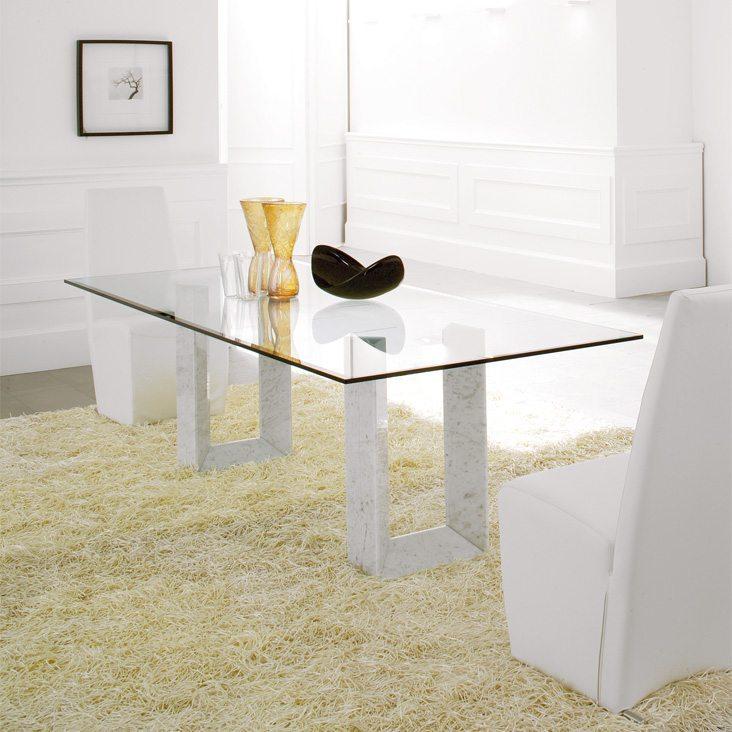 DIAPASON Rectangular stone table