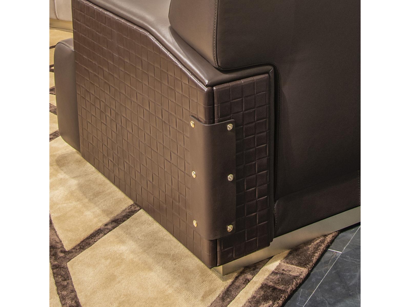 BOURBON Recliner relaxing leather armchair