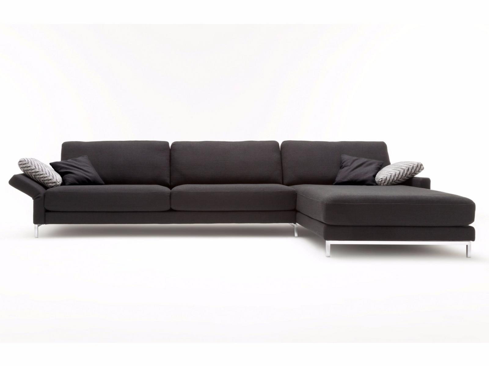 011 EGO Modular fabric sofa with chaise longue