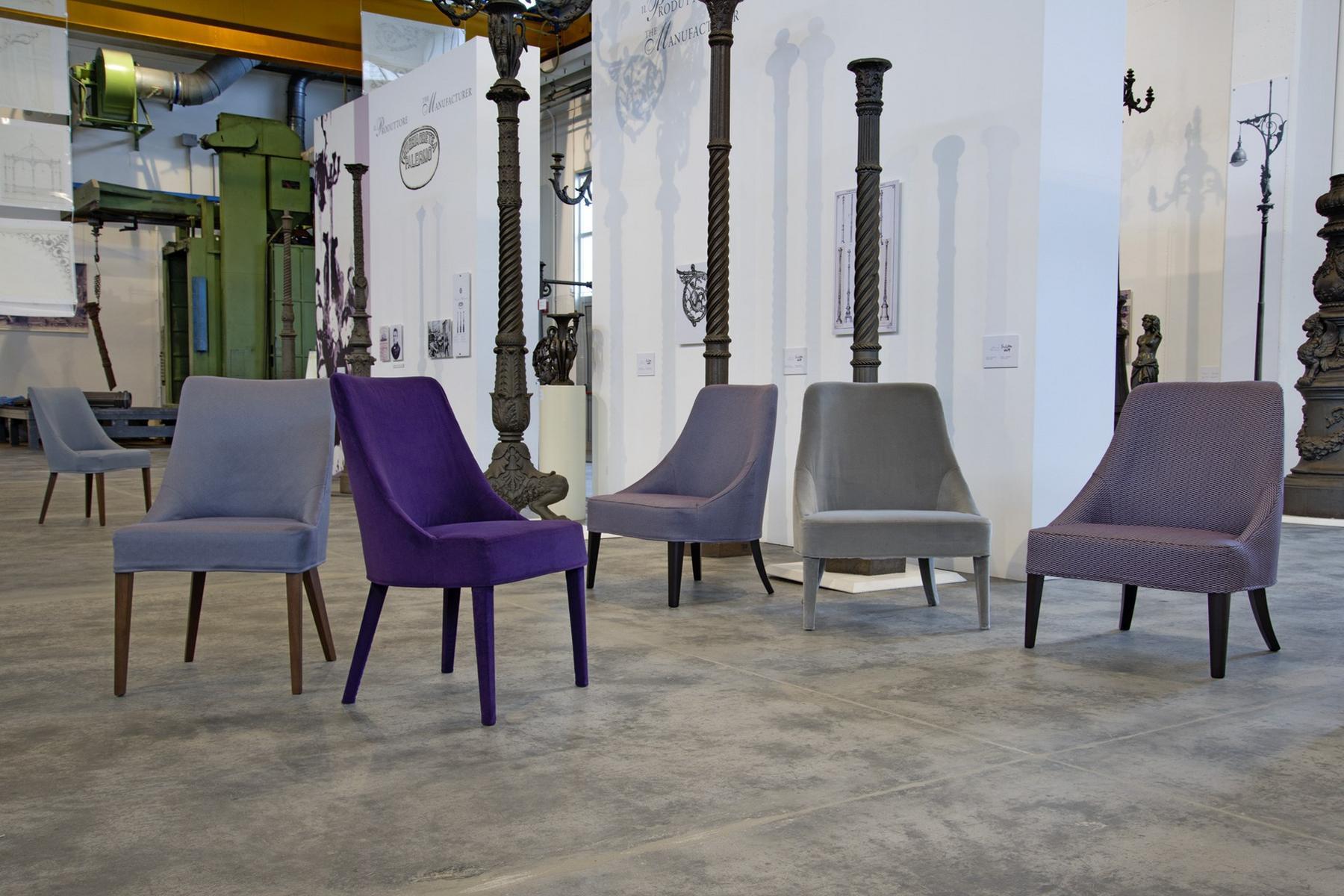 BLATH Upholstered fabric chair with removable cover