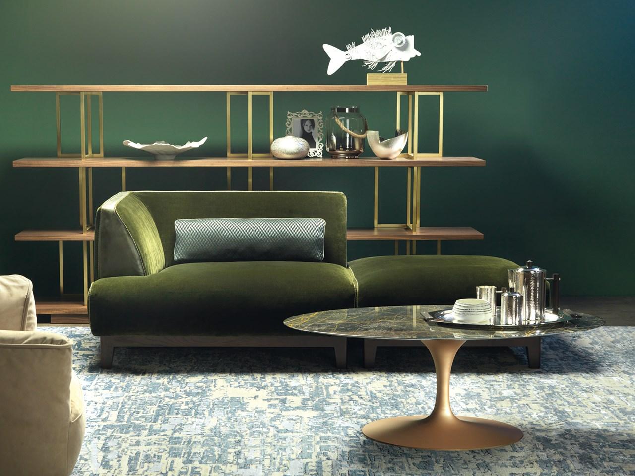 SAAR Oval marble coffee table