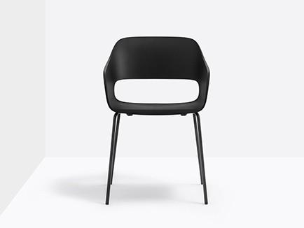 BABILA 2735 Polypropylene chair with armrests