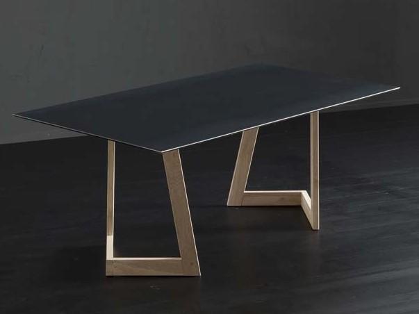 DETROIT + SEVEN Rectangular iron dining table
