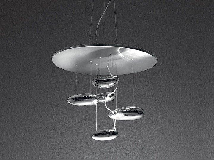 MERCURY MINI Indirect light stainless steel pendant lamp