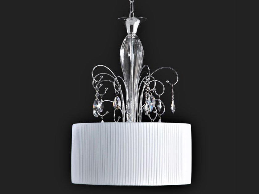 SOFFIO Pendant lamp with crystals