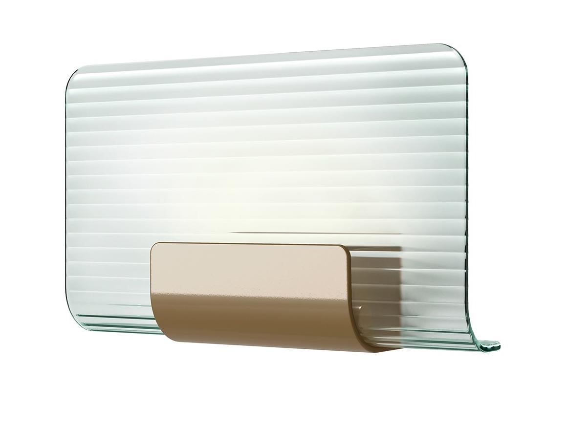 NAMI LED glass and aluminium wall light
