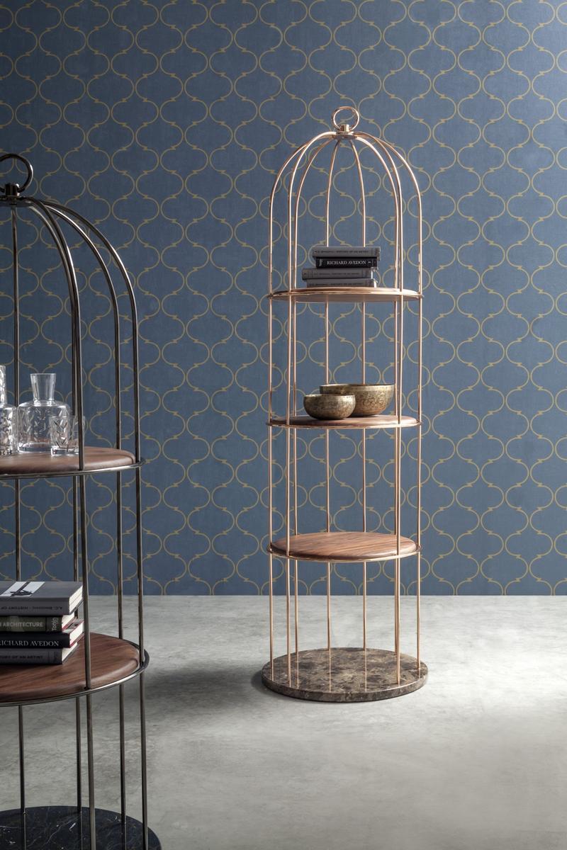 TWEET Open freestanding metal bookcase