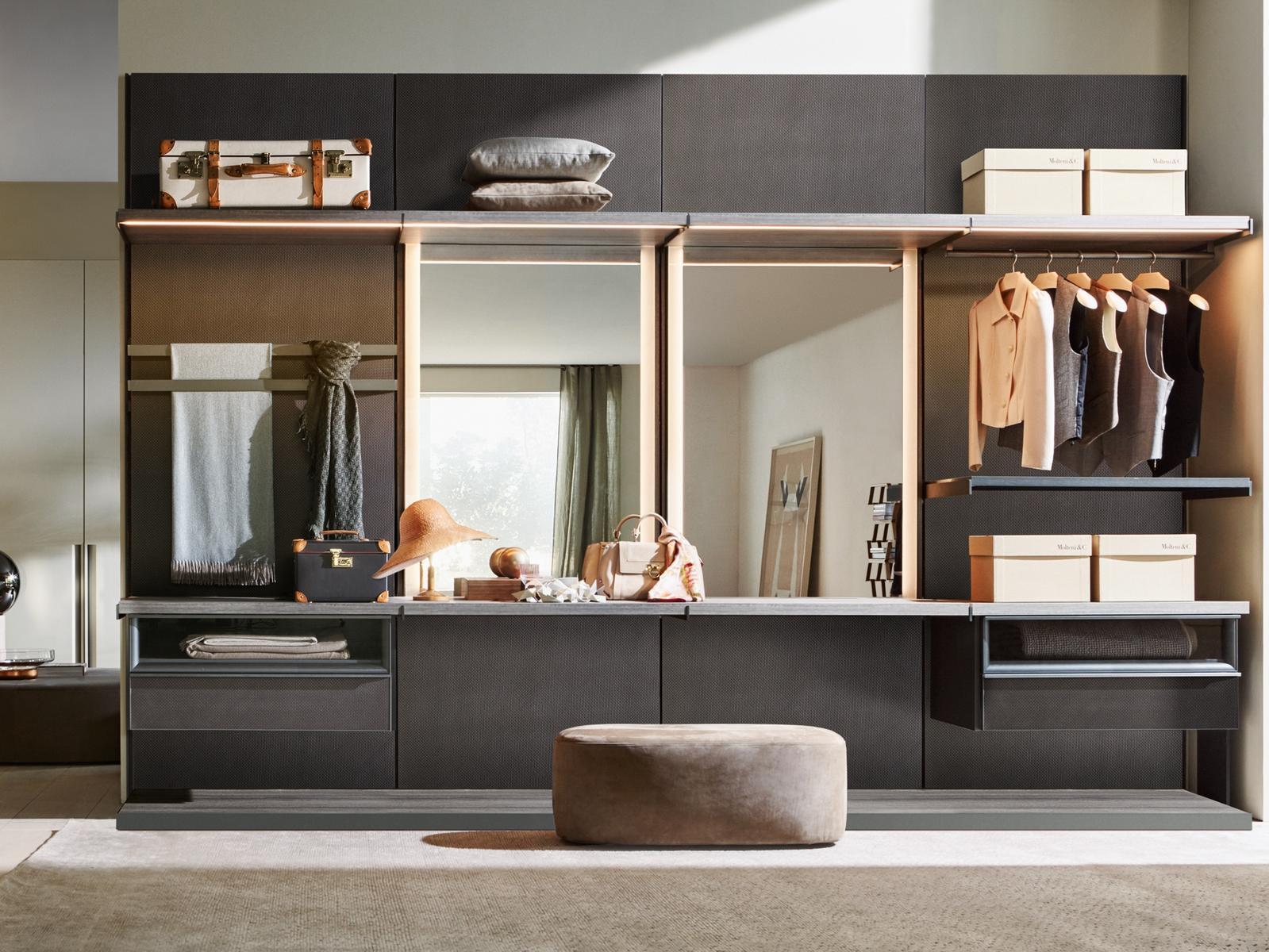 MASTER DRESSING Sectional wooden walk-in wardrobe