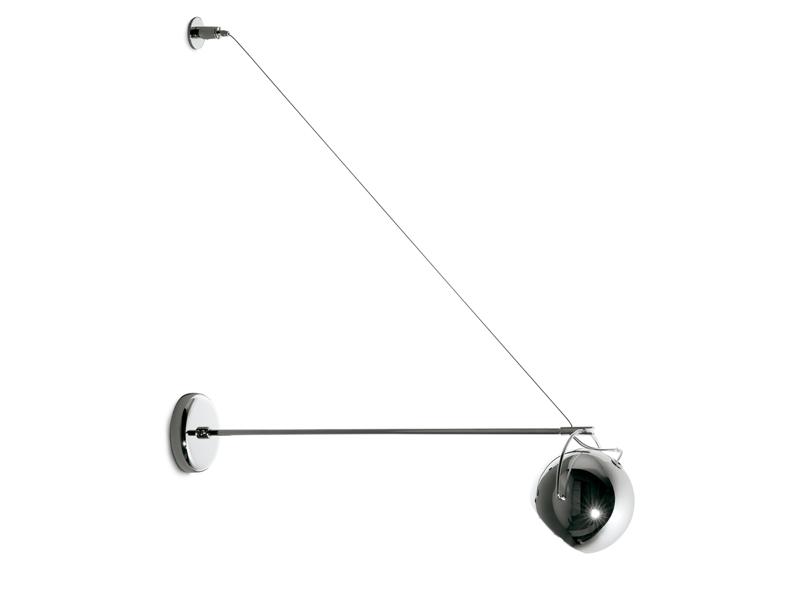 BELUGA STEEL Direct light wall lamp