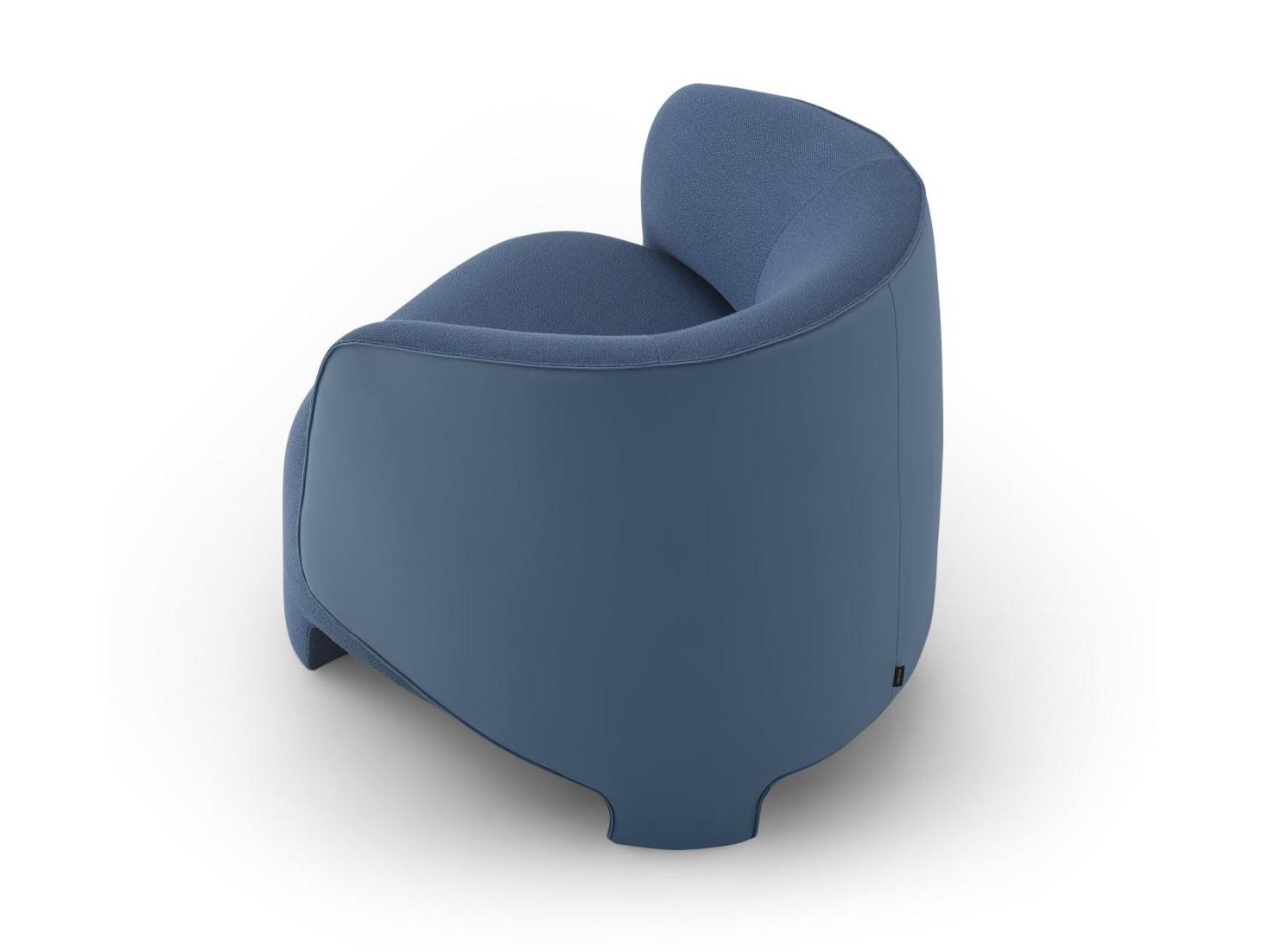 TARU Fabric easy chair with armrests