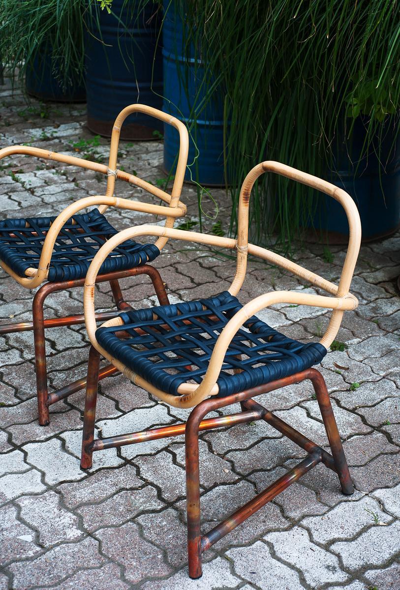 MANILA Garden chair with armrests