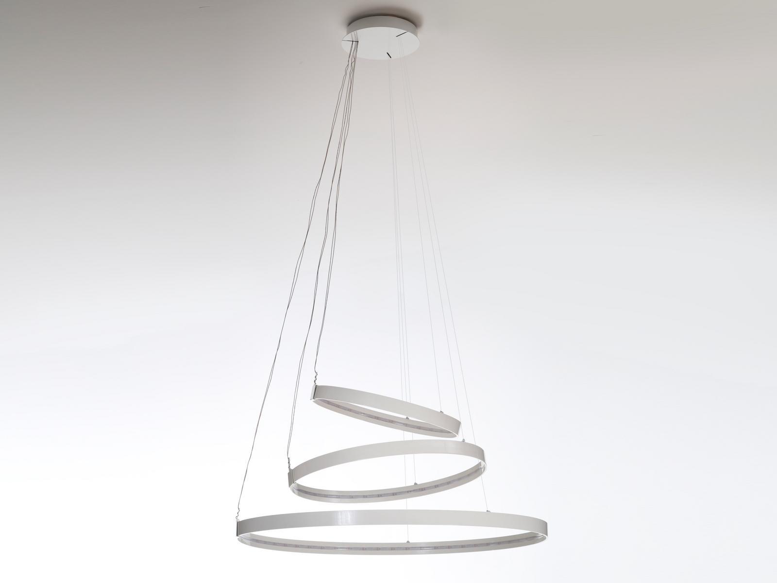 RINGS ORIZZONTALE LED aluminium pendant lamp RINGS ORIZZONTALE LED aluminium pendant lamp
